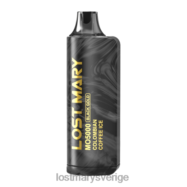 LOST MARY Sverige - colombiansk kaffeis LOST MARY mo5000 black gold edition JR8R494