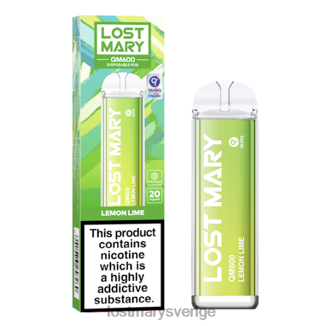 LOST MARY Sale - citron lime förlorad mary qm600 engångsvape JR8R4168