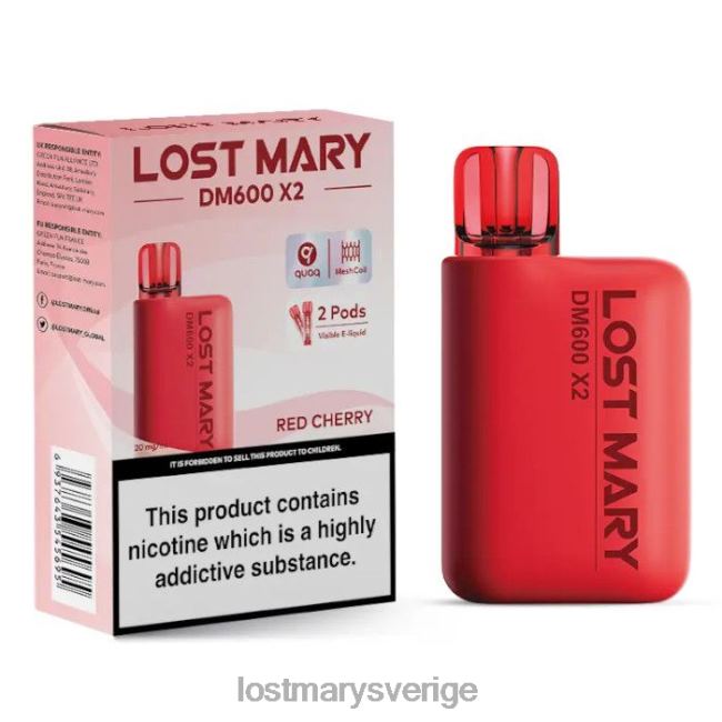 LOST MARY Sale - röda körsbär LOST MARY dm600 x2 engångsvape JR8R4198