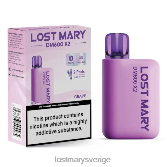 LOST MARY Vape Smaker - druva LOST MARY dm600 x2 engångsvape JR8R4192