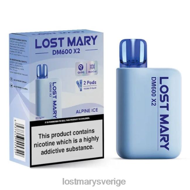 LOST MARY Vape Sverige - alpin is LOST MARY dm600 x2 engångsvape JR8R4186